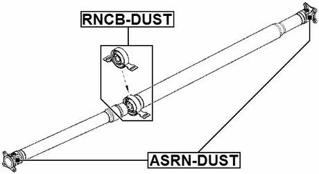RNCB-DUST - DRIVE SHAFT BEARING (REPAIR KIT)