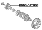 RNDS-G9T7PK - CRANKSHAFT PULLEY G9T