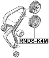 RNDS-K4M - CAMSHAFT DEPHASER PULLEY K4M