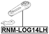 RNM-LOG14LH - REAR ENGINE MOUNT