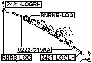 RNRKB-LOG - STEERING GEAR BOOT