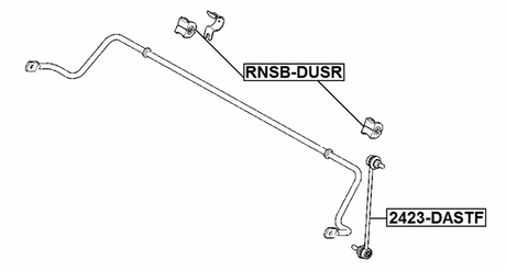 RNSB-DUSR - REAR STABILIZER BAR BUSH D12
