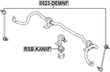 RNSB-KANIIF - FRONT STABILIZER BAR BUSH D20