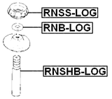 RNSHB-LOG - FRONT SHOCK ABSORBER BOOT