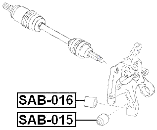 SAB-016 - REAR KNUCKLE BUSHING