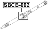 SBCB-002 - DRIVE SHAFT BEARING