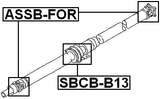SBCB-B13 - DRIVE SHAFT BEARING
