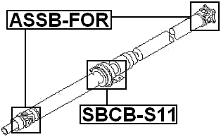 SBCB-S11 - DRIVE SHAFT BEARING
