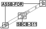 SBCB-S11 - DRIVE SHAFT BEARING
