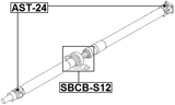 SBCB-S12 - DRIVE SHAFT BEARING (REPAIR KIT)