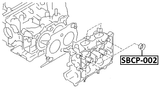 SBCP-002 - SEAL RING, SPARK PLUG TUBE