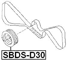 SBDS-D30 - CRANKSHAFT PULLEY
