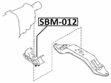 SBM-012 - REAR ENGINE MOUNT