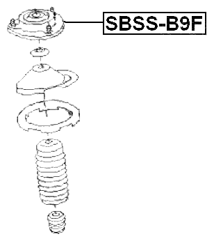SBSS-B9F - FRONT SHOCK ABSORBER MOUNTING