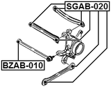SGAB-020 - REAR ROD BUSHING