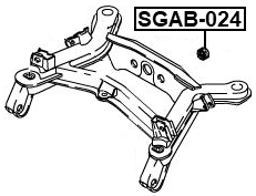 SGAB-024 - REAR DIFFERENTIAL BUSHING