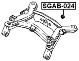 SGAB-024 - REAR DIFFERENTIAL BUSHING