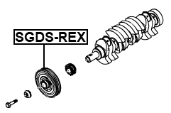 SGDS-REX - CRANKSHAFT PULLEY D20R