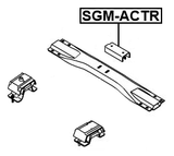 SGM-ACTR - REAR ENGINE MOUNT