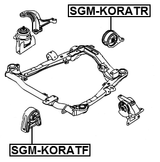 SGM-KORATF - FRONT ENGINE MOUNT