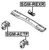 SGM-REXR - REAR ENGINE MOUNT