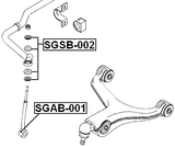 SGSB-002 - STABILIZER LINK REPAIR KIT