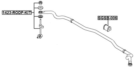 SGSB-006 - FRONT STABILIZER BAR BUSH D30