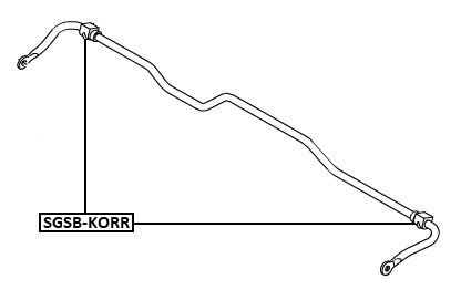 SGSB-KORR - REAR STABILIZER BAR BUSH D15.2