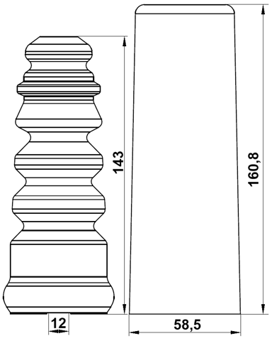 SKSHB-ROOMR-KIT - BOOT WITH JOUNCE BUMPER REAR SHOCK ABSORBER KIT