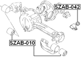 SZAB-010 - FRONT DIFFERENTIAL MOUNT