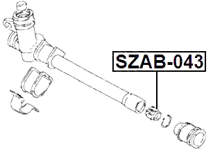 SZAB-043 - STEERING RACK BUSHING