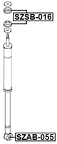 SZAB-055 - BUSHING, REAR SHOCK ABSORBER