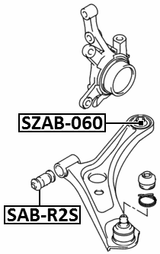 SZAB-060 - REAR BUSHING, FRONT CONTROL ARM