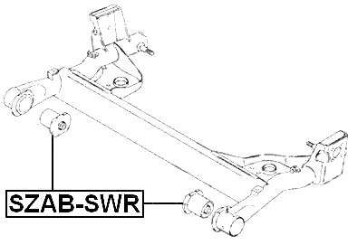 SZAB-SWR - REAR CROSSMEMBER BUSHING