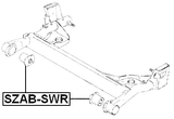 SZAB-SWR - REAR CROSSMEMBER BUSHING