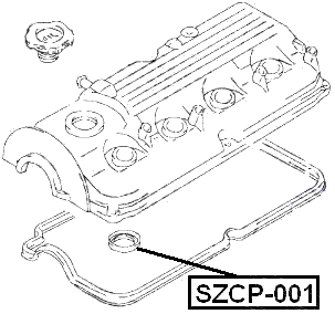 SZCP-001 - SEAL RING, SPARK PLUG TUBE