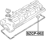 SZCP-002 - SEAL RING, SPARK PLUG TUBE