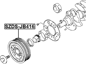 SZDS-JB416 - CRANKSHAFT PULLEY