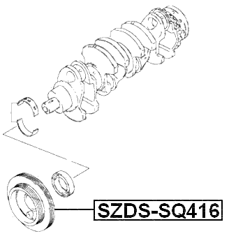 SZDS-SQ416 - CRANKSHAFT PULLEY
