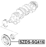 SZDS-SQ416 - CRANKSHAFT PULLEY