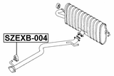 SZEXB-004 - EXHAUST PIPE SUPPORT