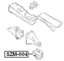 SZM-004 - FRONT ENGINE MOUNT (HYDRO)