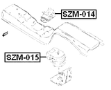 SZM-015 - FRONT ENGINE MOUNT (HYDRO)