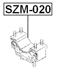 SZM-020 - REAR ENGINE MOUNT