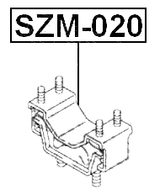 SZM-020 - REAR ENGINE MOUNT