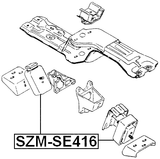 SZM-SE416 - FRONT ENGINE MOUNT
