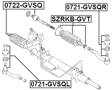 SZRKB-GVT - STEERING GEAR BOOT