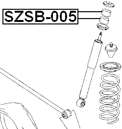 SZSB-005 - REAR SHOCK ABSORBER BUSHING