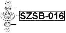 SZSB-016 - REAR SHOCK ABSORBER BUSHING