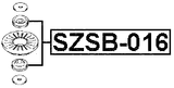 SZSB-016 - REAR SHOCK ABSORBER BUSHING